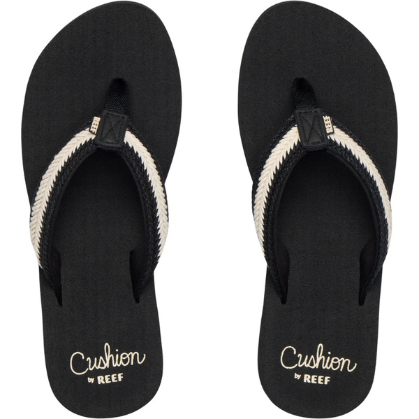 2026 Reef Womens Baja Maria Flip Flops CJ7339 - Black / Vintage